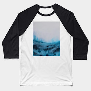 watercolor waves Baseball T-Shirt